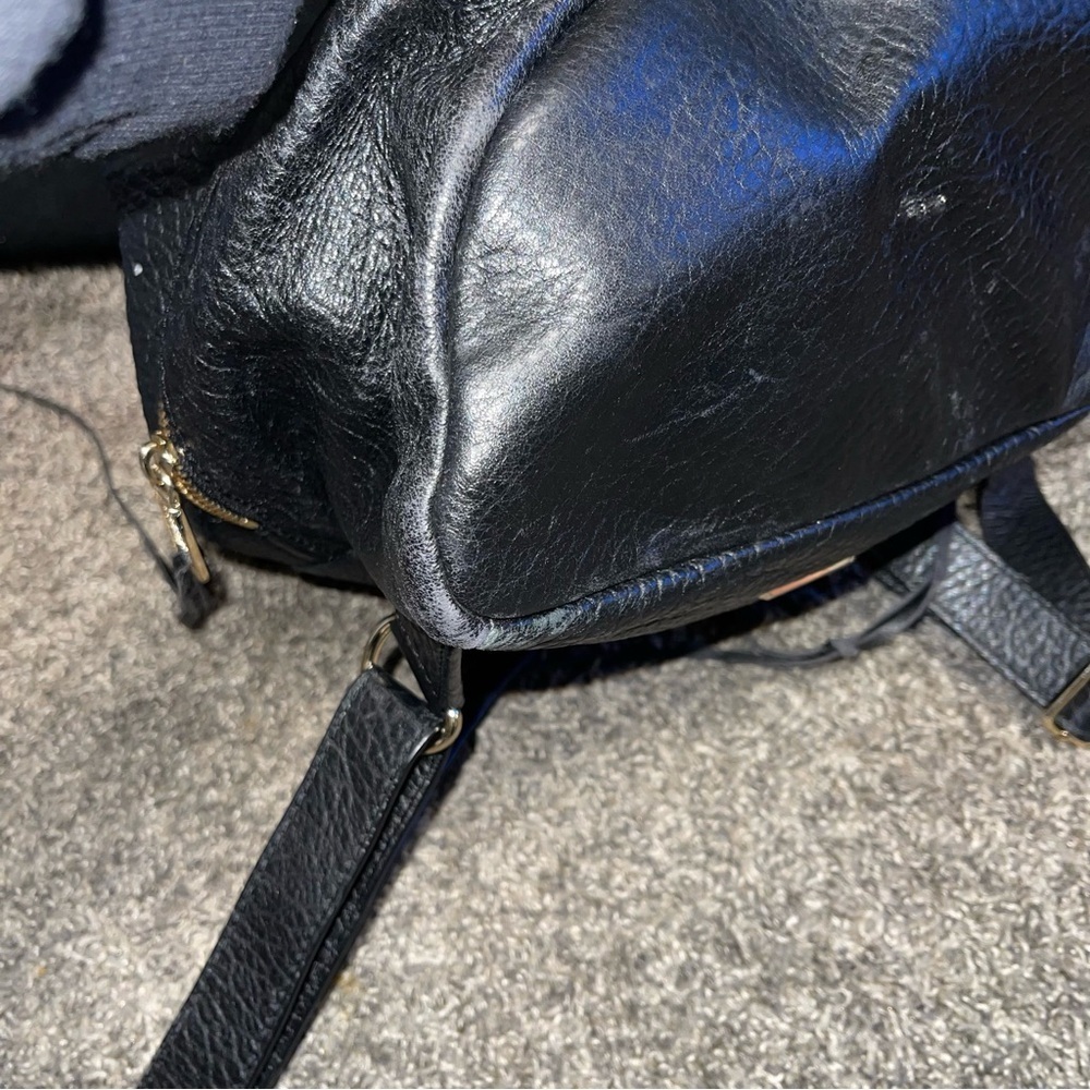 Rebecca Minkoff Black 100% Leather Julian Backpack - Picture 7 of 12